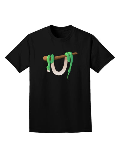 Anaconda Design Green Adult Dark T-Shirt-Mens T-Shirt-TooLoud-Black-Small-Davson Sales