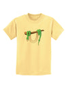 Anaconda Design Green Childrens T-Shirt-Childrens T-Shirt-TooLoud-Daffodil-Yellow-X-Small-Davson Sales