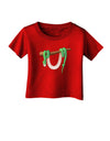 Anaconda Design Green Infant T-Shirt Dark-Infant T-Shirt-TooLoud-Clover-Green-06-Months-Davson Sales