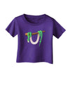 Anaconda Design Green Infant T-Shirt Dark-Infant T-Shirt-TooLoud-Purple-06-Months-Davson Sales