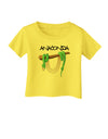 Anaconda Design Green Text Infant T-Shirt-Infant T-Shirt-TooLoud-Yellow-06-Months-Davson Sales