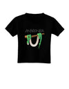 Anaconda Design Green Text Toddler T-Shirt Dark-Toddler T-Shirt-TooLoud-Black-2T-Davson Sales