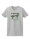 Anaconda Design Green Text Womens T-Shirt-Womens T-Shirt-TooLoud-AshGray-X-Small-Davson Sales