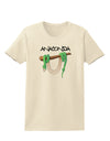 Anaconda Design Green Text Womens T-Shirt-Womens T-Shirt-TooLoud-Natural-X-Small-Davson Sales