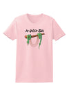 Anaconda Design Green Text Womens T-Shirt-Womens T-Shirt-TooLoud-PalePink-X-Small-Davson Sales