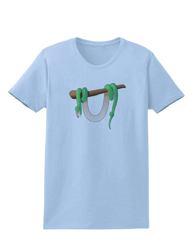 Anaconda Design Green Womens T-Shirt-Womens T-Shirt-TooLoud-Light-Blue-X-Small-Davson Sales