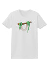 Anaconda Design Green Womens T-Shirt-Womens T-Shirt-TooLoud-White-X-Small-Davson Sales