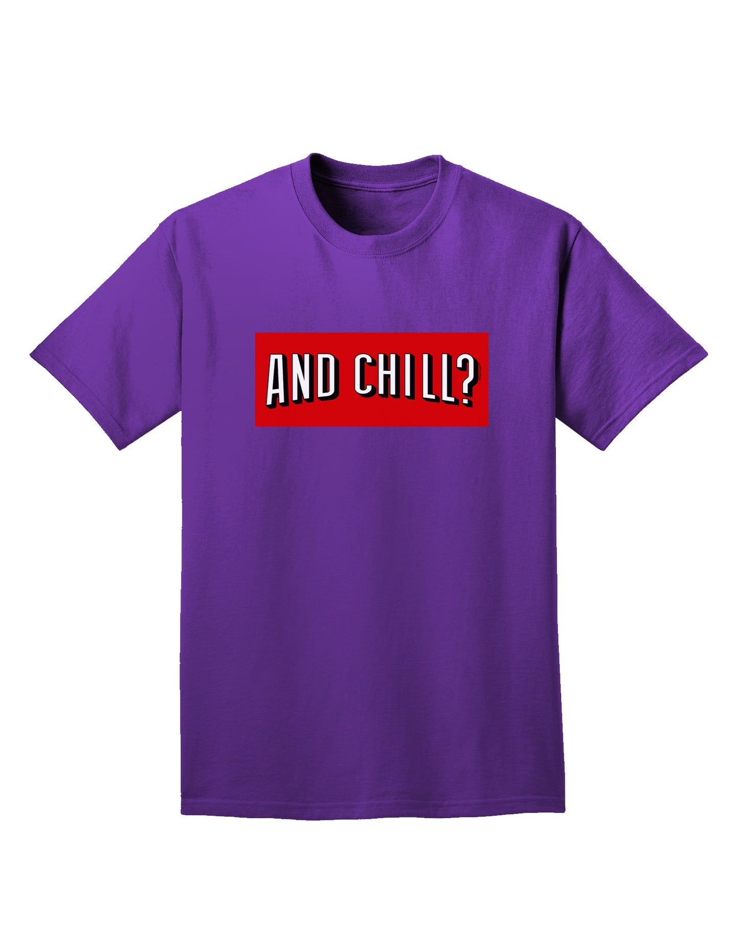 And Chill Adult Dark T-Shirt-Mens T-Shirt-TooLoud-Purple-Small-Davson Sales