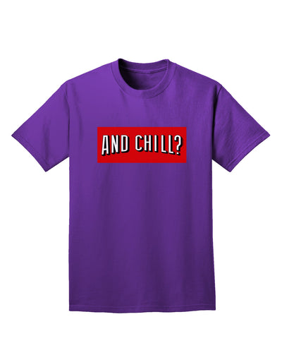 And Chill Adult Dark T-Shirt-Mens T-Shirt-TooLoud-Purple-Small-Davson Sales