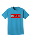 And Chill Adult Dark T-Shirt-Mens T-Shirt-TooLoud-Turquoise-Small-Davson Sales