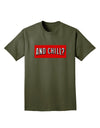 And Chill Adult Dark T-Shirt-Mens T-Shirt-TooLoud-Military-Green-Small-Davson Sales