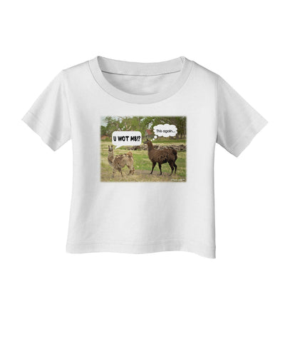 Angry Standing Llamas Infant T-Shirt by TooLoud-Infant T-Shirt-TooLoud-White-06-Months-Davson Sales