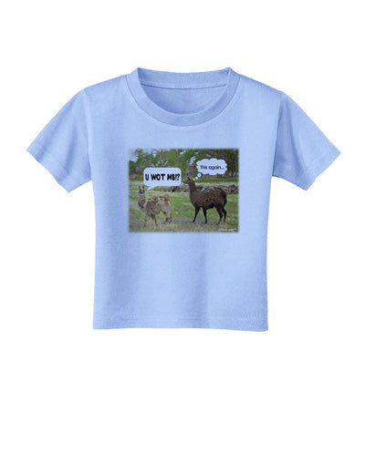 Angry Standing Llamas Toddler T-Shirt by TooLoud-Toddler T-Shirt-TooLoud-Aquatic-Blue-2T-Davson Sales