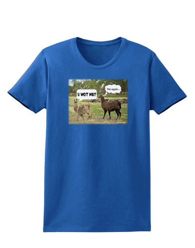 Angry Standing Llamas Womens Dark T-Shirt by TooLoud-Womens T-Shirt-TooLoud-Royal-Blue-X-Small-Davson Sales