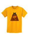 Anime Cat Loves Sushi Childrens T-Shirt by TooLoud-Childrens T-Shirt-TooLoud-Gold-X-Small-Davson Sales