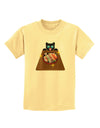 Anime Cat Loves Sushi Childrens T-Shirt by TooLoud-Childrens T-Shirt-TooLoud-Daffodil-Yellow-X-Small-Davson Sales