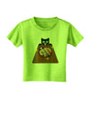 Anime Cat Loves Sushi Toddler T-Shirt by TooLoud-Toddler T-Shirt-TooLoud-Lime-Green-2T-Davson Sales