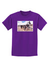 Antique Vehicle Childrens Dark T-Shirt-Childrens T-Shirt-TooLoud-Purple-X-Small-Davson Sales