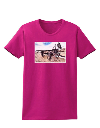 Antique Vehicle Womens Dark T-Shirt-TooLoud-Hot-Pink-Small-Davson Sales