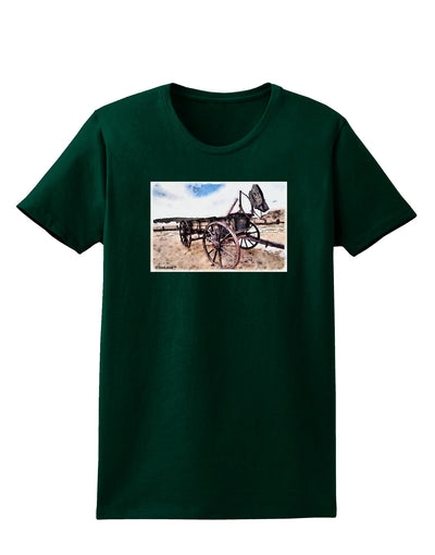 Antique Vehicle Womens Dark T-Shirt-TooLoud-Forest-Green-Small-Davson Sales