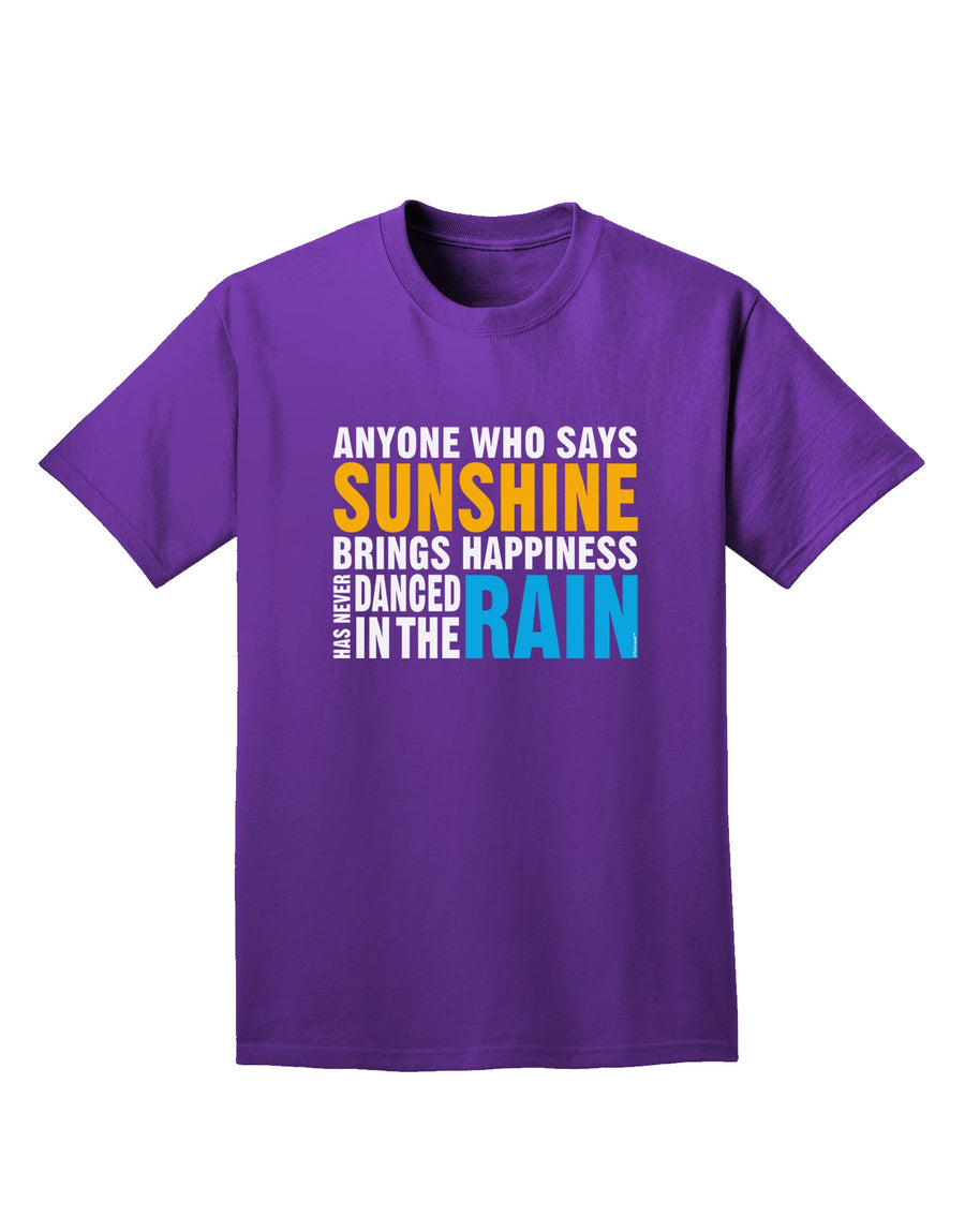 Anyone Who Says Sunshine Inspirational Quote Adult Dark T-Shirt-Mens T-Shirt-TooLoud-Black-Small-Davson Sales