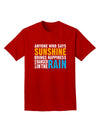 Anyone Who Says Sunshine Inspirational Quote Adult Dark T-Shirt-Mens T-Shirt-TooLoud-Red-Small-Davson Sales