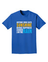 Anyone Who Says Sunshine Inspirational Quote Adult Dark T-Shirt-Mens T-Shirt-TooLoud-Royal-Blue-Small-Davson Sales