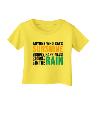 Anyone Who Says Sunshine Inspirational Quote Infant T-Shirt-Infant T-Shirt-TooLoud-Yellow-06-Months-Davson Sales