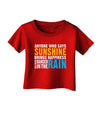 Anyone Who Says Sunshine Inspirational Quote Infant T-Shirt Dark-Infant T-Shirt-TooLoud-Clover-Green-06-Months-Davson Sales