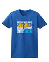 Anyone Who Says Sunshine Inspirational Quote Womens Dark T-Shirt-TooLoud-Royal-Blue-X-Small-Davson Sales