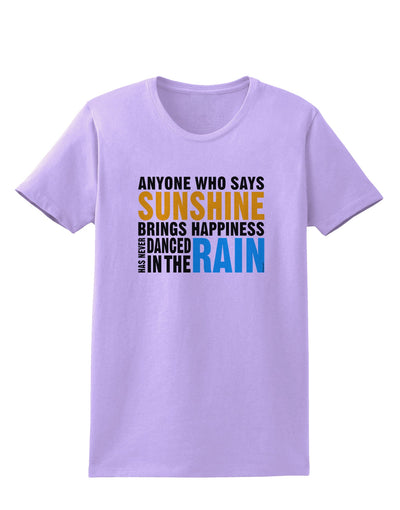 Anyone Who Says Sunshine Inspirational Quote Womens T-Shirt-Womens T-Shirt-TooLoud-Lavender-X-Small-Davson Sales