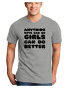 Anything Boys Can Do Girls Can Do Better Adult V-Neck T-shirt by TooLoud-Mens V-Neck T-Shirt-TooLoud-HeatherGray-Small-Davson Sales