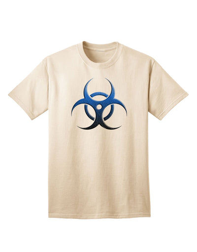 Apocalypse Adult T-Shirt featuring a Blue Stone Biohazard Symbol-Mens T-shirts-TooLoud-Natural-Small-Davson Sales