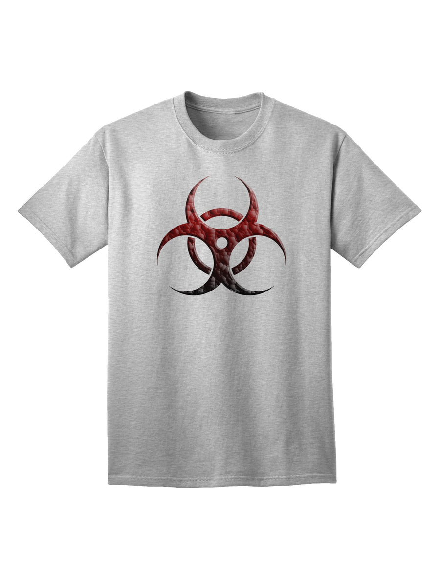 Apocalyptic Adult T-Shirt featuring Biohazard Symbol Molecules-Mens T-shirts-TooLoud-White-Small-Davson Sales