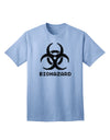 Apocalyptic Adult T-Shirt featuring Biohazard Symbol Pixels-Mens T-shirts-TooLoud-Light-Blue-Small-Davson Sales