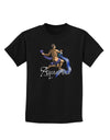 Aquarius Color Illustration Childrens Dark T-Shirt-Childrens T-Shirt-TooLoud-Black-X-Large-Davson Sales