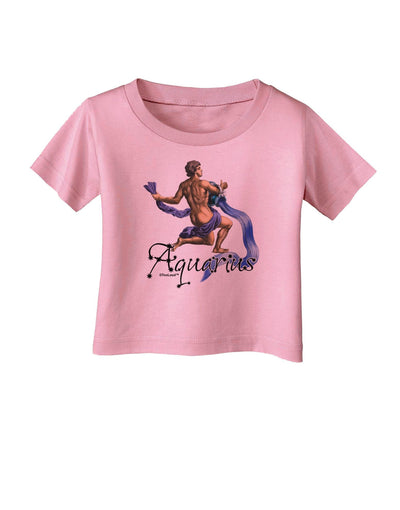 Aquarius Color Illustration Infant T-Shirt-Infant T-Shirt-TooLoud-Candy-Pink-18-Months-Davson Sales