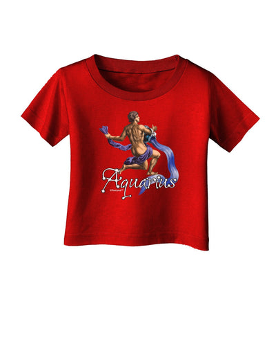 Aquarius Color Illustration Infant T-Shirt Dark-Infant T-Shirt-TooLoud-Red-18-Months-Davson Sales