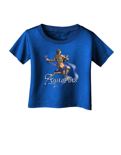 Aquarius Color Illustration Infant T-Shirt Dark-Infant T-Shirt-TooLoud-Royal-Blue-18-Months-Davson Sales