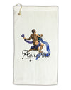 Aquarius Color Illustration Micro Terry Gromet Golf Towel 11&#x22;x19-Golf Towel-TooLoud-White-Davson Sales