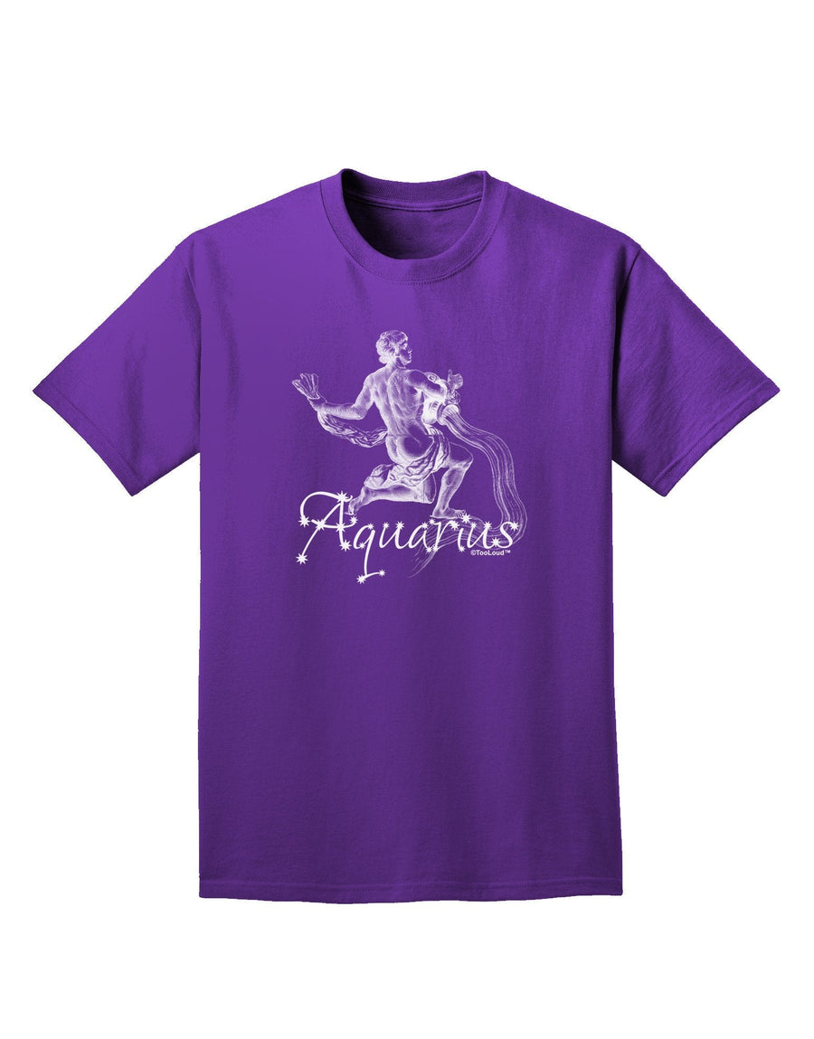 Aquarius Illustration Adult Dark T-Shirt-Mens T-Shirt-TooLoud-Purple-XXXX-Large-Davson Sales