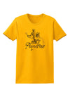 Aquarius Illustration Womens T-Shirt-Womens T-Shirt-TooLoud-Gold-XXXX-Large-Davson Sales