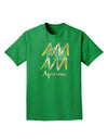 Aquarius Symbol Adult Dark T-Shirt-Mens T-Shirt-TooLoud-Kelly-Green-Small-Davson Sales