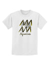 Aquarius Symbol Childrens T-Shirt-Childrens T-Shirt-TooLoud-White-X-Small-Davson Sales