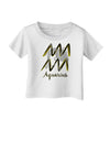 Aquarius Symbol Infant T-Shirt-Infant T-Shirt-TooLoud-White-06-Months-Davson Sales