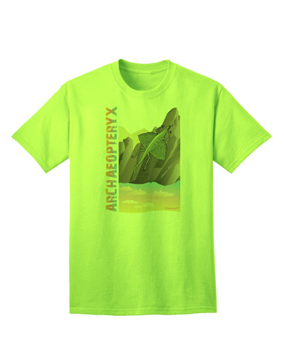 Archaopteryx Adult T-Shirt by TooLoud - A Must-Have Addition to Your Wardrobe-Mens T-shirts-TooLoud-Neon-Green-Small-Davson Sales