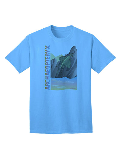 Archaopteryx Adult T-Shirt by TooLoud - A Must-Have Addition to Your Wardrobe-Mens T-shirts-TooLoud-Aquatic-Blue-Small-Davson Sales