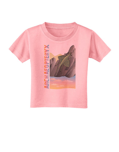 Archaopteryx - With Name Toddler T-Shirt by TooLoud-Toddler T-Shirt-TooLoud-Candy-Pink-2T-Davson Sales