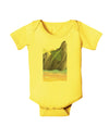 Archaopteryx - Without Name Baby Romper Bodysuit by TooLoud-Baby Romper-TooLoud-Yellow-06-Months-Davson Sales