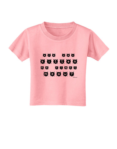 Are You Kitten Me Right Meow Cats Toddler T-Shirt-Toddler T-Shirt-TooLoud-Candy-Pink-2T-Davson Sales